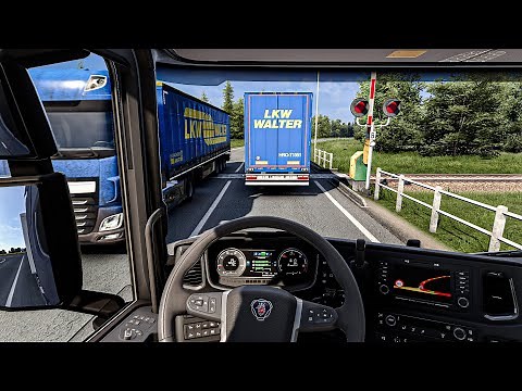 4K Realistic Ultra Graphic v2 |Euro Truck Simulator 2 1.55 Snowymoon Mods Gameplay