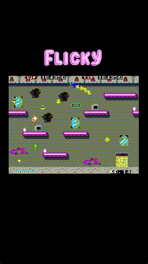 Flicky 14– Classic Arcade Gameplay#shorts