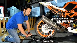 251 reactions · 26 comments | Launching the Most Advanced #RearPaddockStand for Fellow Bikers with Rotatable Swingarm Rest and Bobbin Fork for #Motorcycles with or without Spools. #COD_Available | GrandPitstop | Facebook
