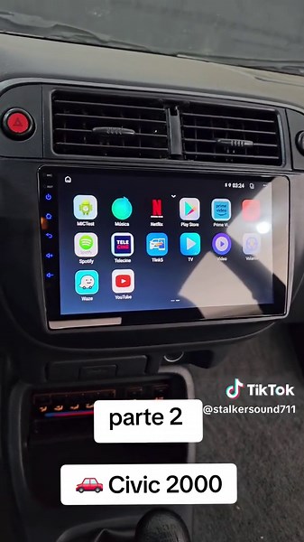 Instalação Multimídia em Honda Civic 2000 - Stalker Sound