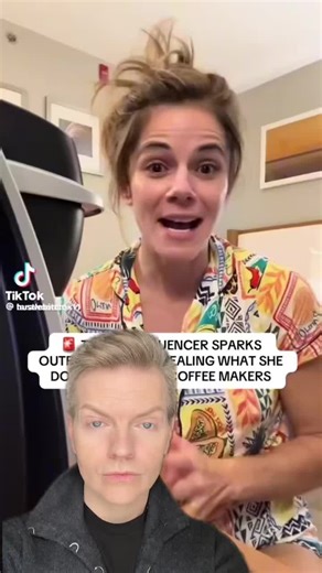 Using a hotel coffee maker to clean your underwear is a high crime and misdemeanor all at the same time! #tiktokhacks #greenscreenvideo