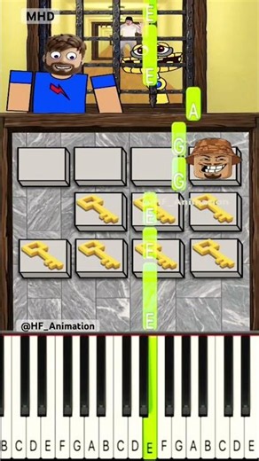 NEW Maze Challenge for HF and Mr Beast to save Wubbox - Piano Tutorial