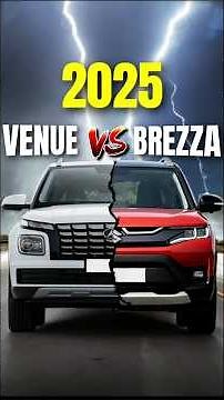 Maruti Brezza vs Venue 2025 - Big Mistake! | Hyundai Venue vs Brezza 2025 | New Venue #motorberg