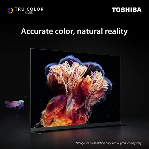 1.3M views · 299 reactions | Supported by the REGZA Engine OLED, Toshiba TV’s TruColor mapping technology takes every image from drab to wow by calibrating colors professionally. Enjoy theatre-grade picture magnificence! #ToshibaTV #HomeEntertaiment #InteriorDesign #TV #Visual | Toshiba TV Global | Facebook