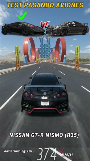 Lamborghini Sesto Elemento 𝗩𝗦 Nissan GT-R NISMO R35 #forzahorizon5 #shorts