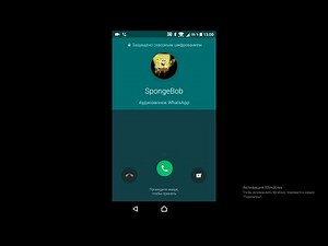 WhatsApp SpongeBob Incoming Call\\Screen video