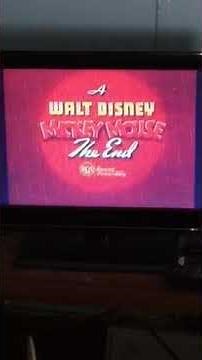 Closing to Walt Disney Cartoon Classics: Mickey and the Gang 1989 VHS