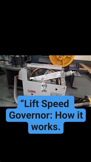 “Lift Speed ​​Governor: How it works. #elevator #lift #speed #Governor | MD Rabbani Talukder