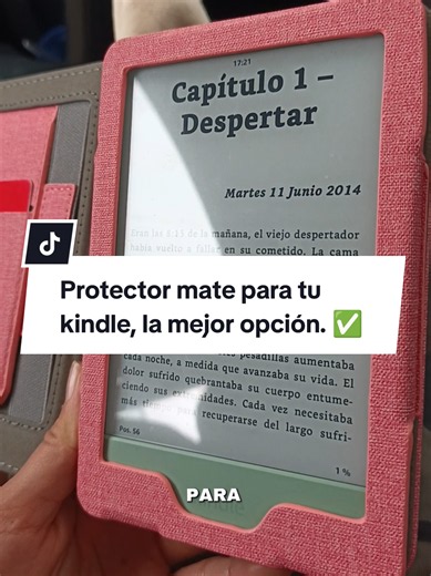 Espero tengan suerte encontrando para su modelo de Kindle. 😉☺ #kindle #kindleaccesories #kindletips #mattescreenprotector #kindlematcha