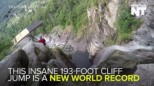 Dude jumps off a 193-foot cliff, emerges totally unscathed. | Thrillist