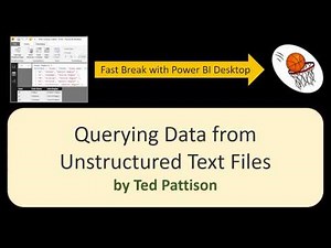 02 Querying Data from an Unstructured Text File