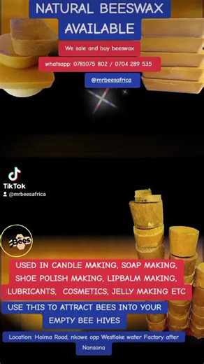 NATURAL BEESWAX AVAILABLE WE BUY AND SALE