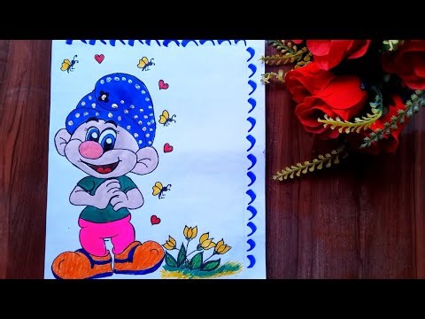 Side border design for project work easy/projectfile decoration idea/border design for project video