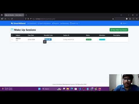 Smart-Attendance-Management-System and Makeup and Class Remedial Code module | PART 2