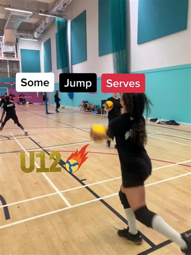 Exciting Indoor Volleyball Match for Young Players