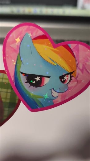 Sparkly My Little Pony Waterproof Stickers - Etsy