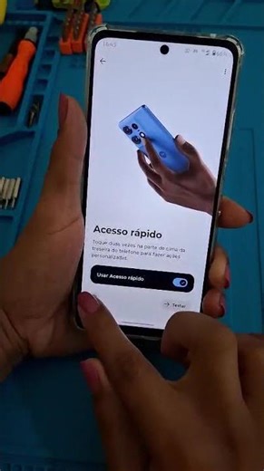 Como ativar a função de acesso rápido.