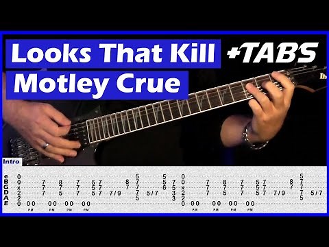 Looks That Kill Guitar Lesson