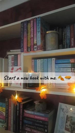 Started a new book today, Perfect cosy read for this time of year. Already 4 chapters in, highly recommend such a cute, easy read. #booktok #autumnbooks #startabookwithme #cosygirl