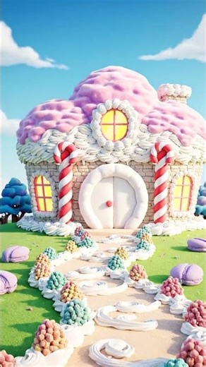 Living in the Candy Cloud Home! 🍬✨ So Dreamy! #AnimatedShorts