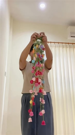 Patterns Here | 🌸🪟 The Crochet Flower Curtain is simply breathtaking — bright, delicate, and full of handmade charm! 💕 It turns any window into a cozy,... | Instagram