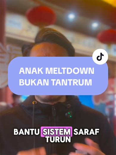 ANAK MELTDOWN BUKAN TANTRUM.. #tipsparenting #autism #adhd #asd #autsime