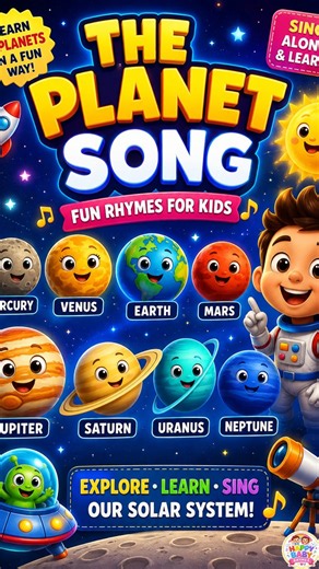 🌍 The Planet Song for Kids | Learn 8 Planets 🚀 ⭐