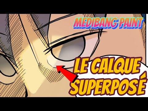 Medibang paint Calque Superposé