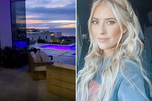 Flip or Flop's Christina shows off deck, pool & ocean view outside new mansion