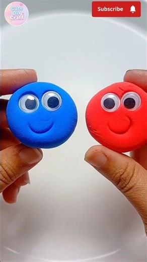 Blue vs Red Clay Mixing 🔥 Satisfying Color Blend That Will Blow Your Mind 🤯 #shorts