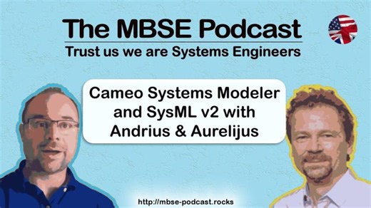 [Episode 64] - Cameo Systems Modeler and SysML v2 with Andrius Armonas Aurelijus Morkevicius | MBSE Podcast