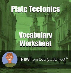 Plate Tectonics Vocabulary Worksheet