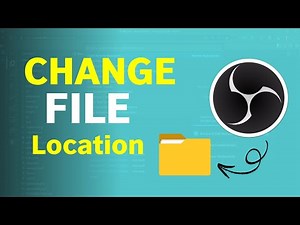 How To Change File Location For Recordings in OBS Studio