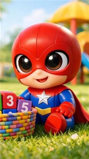 baby Spiderman speak counting #spiderman #cocomelon #toys #cartoon #baby spiderman #helpful hero