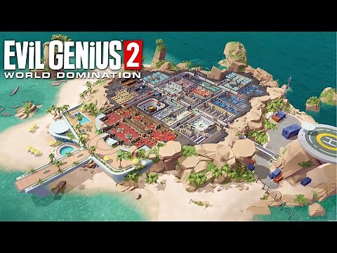 FIRST LOOK - Evil Genius 2 | Building Secret ULTIMATE Underground Base for World Domination!