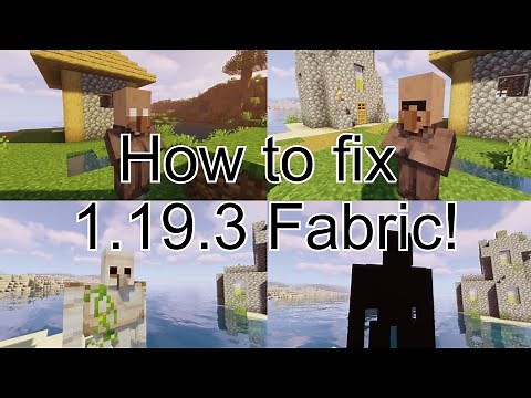How to fix and use fabric 1.19.3 Fresh Animations mod! (OUTDATED)