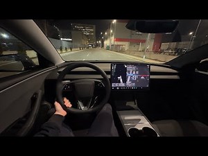 Tesla Model 3 STANDARD 2026 Night Test Drive