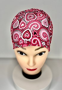 Bonnet d'exfoliation pour femme pour la Saint-Valentin : bonnet chirurgical de style européen en forme de cœurs - Etsy France