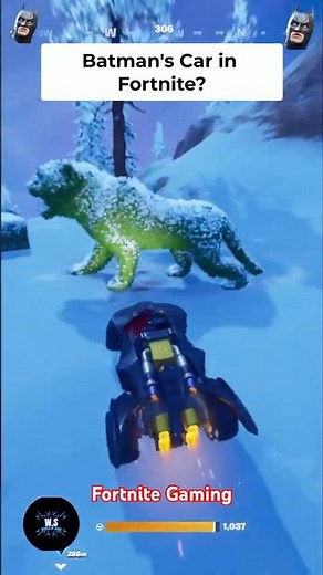 Batman car in Fortnite! #fortnite #fortniteclips #batman