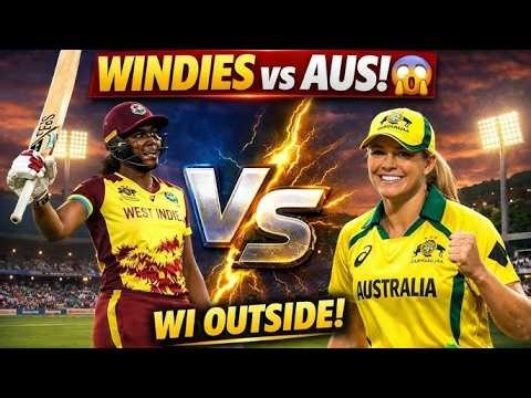 🔴 LIVE: AUS-W vs WI-W | 2nd T20 2026 | AUSW vs WIW Live Score