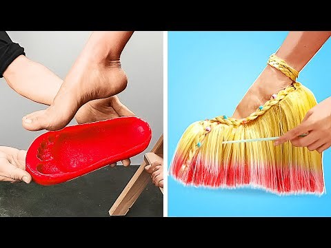 DIY Shoe Transformation 🤩 Tricks to Make High Heels And Designer Shoes