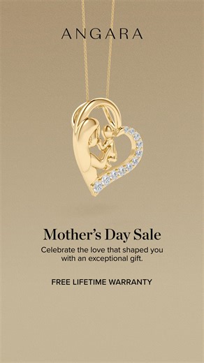 Make this Mother’s Day truly meaningful for Mum. Explore handcrafted fine jewellery she’ll reach for everyday, only at Angara. Shop and save 10%* today! | Angara.com
