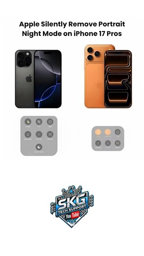 Apple silently Remove Portrait night mode from iPhone 17 Pros. This feature has been iPhone 12 Pro