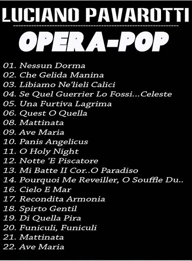 Best Of Luciano Pavarotti - Luciano Pavarotti Greatest Hits Full