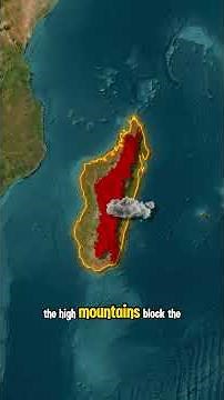Uneven population distribution in Madagascar