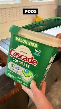 Cascade Complete Dishwasher Pods - How to Get Dishes Clean with an OLD Dishwasher _ Best Detergent