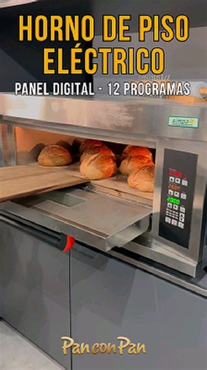 Pan Con Pan - Maquinarias | 🔥 Horno de Piso Eléctrico HGB20D Pensado para producción profesional diaria. Trabaja con piso refractario, logra cocción pareja y ofrece... | Instagram