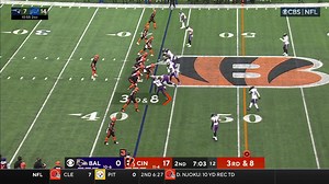 Roquan Smith starts swarm of Chase for third-down TFL