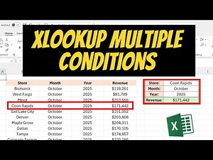 How To Use Xlookup With Multiple Conditions In Excel