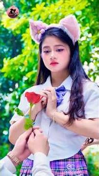 She Had a Crush on Her Classmate. Part-2 #shorts #lilymeow #lovestory #couple #crush #cute #lovesong